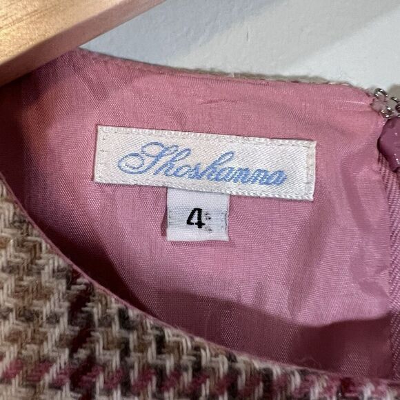 Shoshanna Lavender Mika Tweed Mini Dress Size 4 Preppy Formal Party Knit - Picture 9 of 11